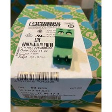 50pcs Phoenix Contact PCB connector plug IC 2,5/ 2-ST-5,08 1786174 FAST SHIP#XR