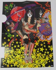 Ace Frehley KISS Signed Autograph Auto 17x22 1978 Solo Mural Insert Poster JSA