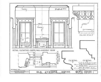 HABS PA,25-ERI,2- (sheet 10 of 13) - Old Customs House, 415 State Street, Erie,