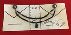 VTG.RARE Navajo~Sweater Guard Collar Concho Button Brooch~Sterling~Onyx Beaded — photo 1