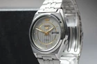 Vintage 1981 Seiko 5 7009-876J Day/Date Steel Automatic Mens Watch From JAPAN