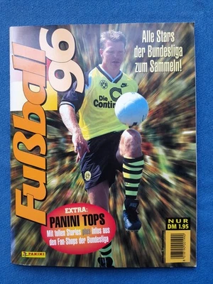 Panini Fusball 96  komplettes Album mit allen Stickern Cover Reinhardt mit BS - Bild 1 von 4