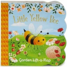 Little Yellow Bee: Lift-a-Flap Children's Board Book (Babies Love) - GOOD