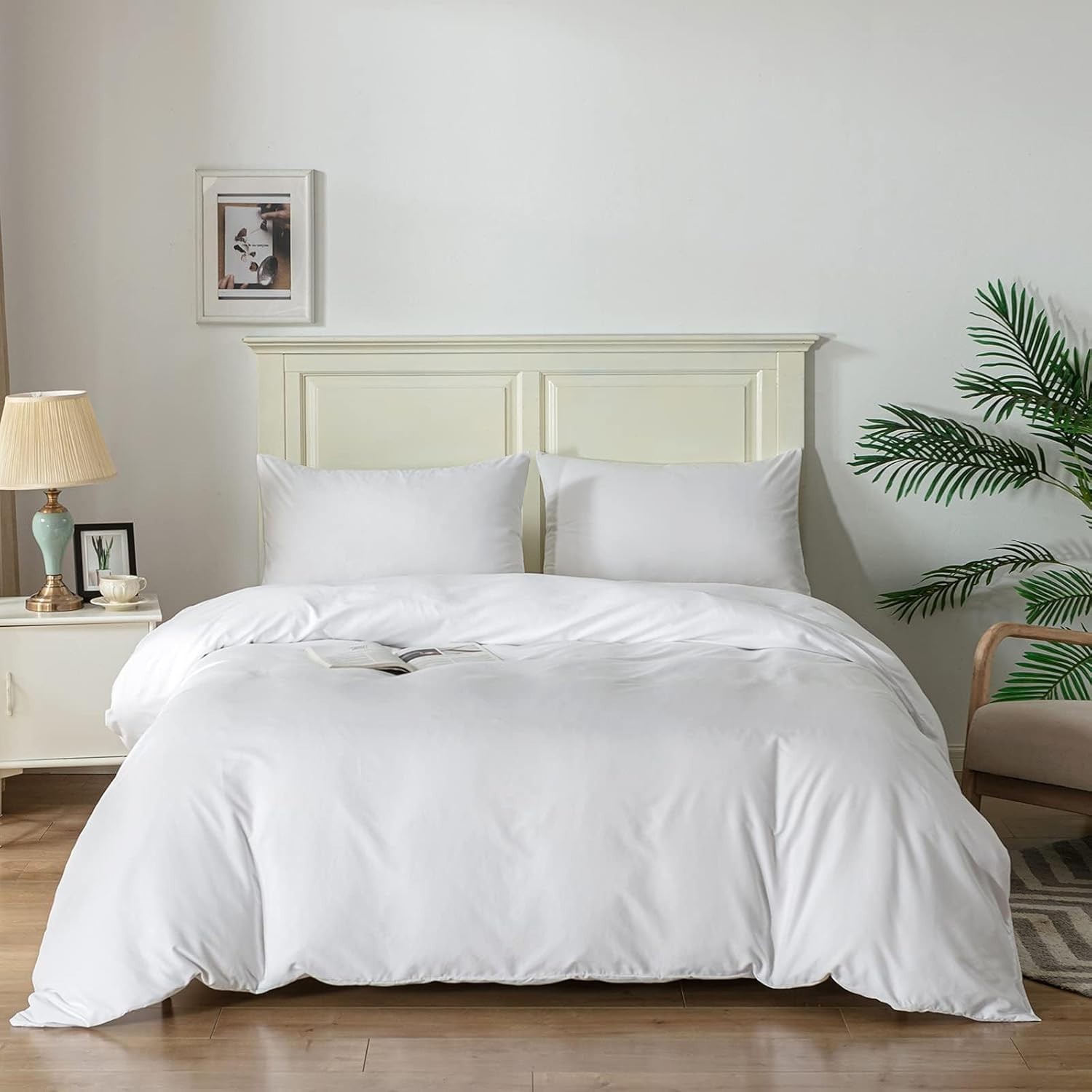 Utopia Bedding Queen Fitted Sheets Bulk Pack 2 Bottom Sheets Soft Brushed