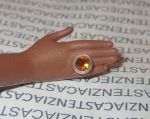 JEWELRY BARBIE DOLL MATTEL REPRO GOLDEN DREAMS CHRISTIE PLASTIC FASHION RING