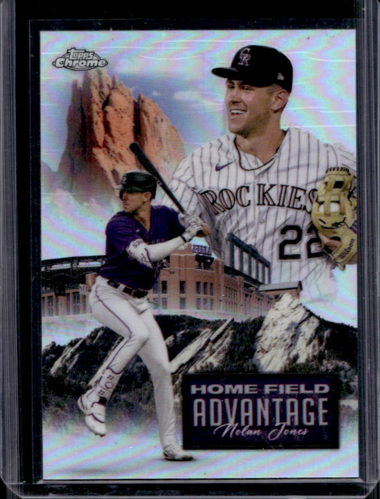 2024 Topps Chrome Update Nolan Jones Home Field Advantage SSP #HFAC-31 Rockies