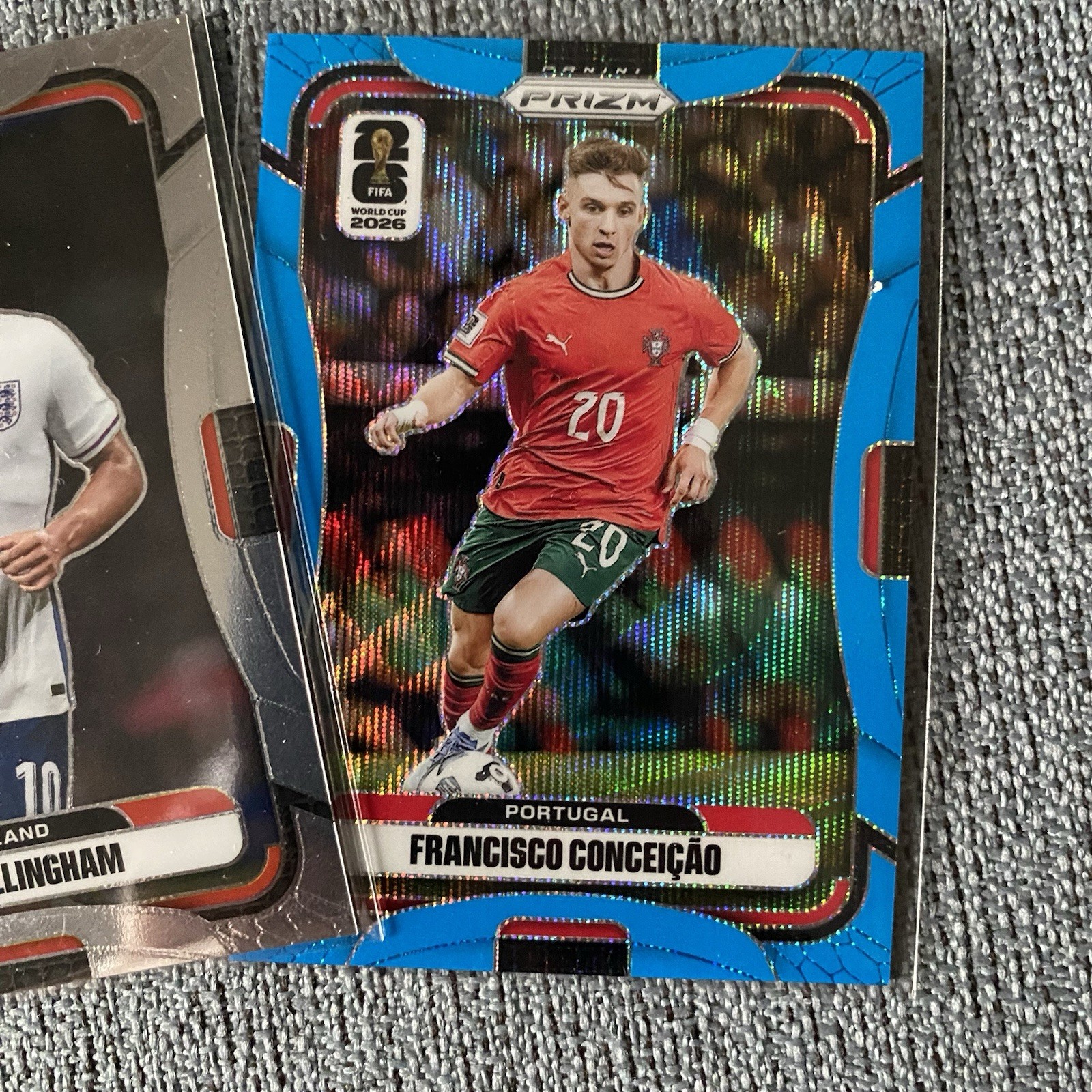 2026 Panini Prizm FIFA World Cup Ronaldo Bellingham V Variant + Conceicao /225 view 5