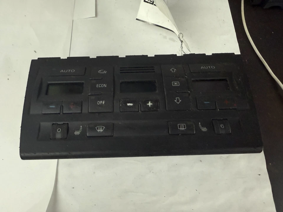 2002 - 2008 Audi A4 temperatura AC unidade de controle de aquecedor climático 8E0-820-043 fabricante de equipamento original - Imagem 2 de 4