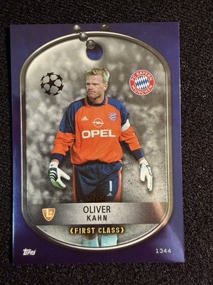 Topps Total Football First Class Legend Oliver Kahn /50 Fc Bayern München