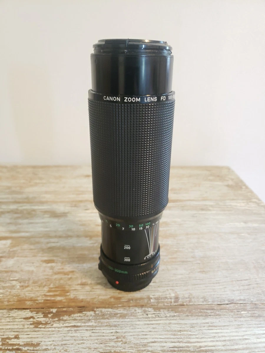CANON　ZOOM　LENS　FD　100m-300ｍ　1:5.6　レンズ Canon FD 100-300mm Focal Camera Lenses for sale | eBay