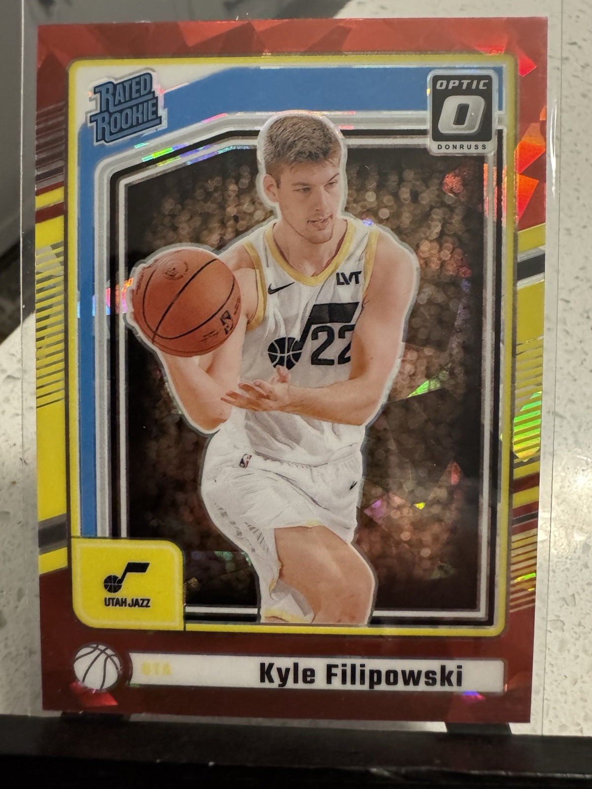 2024-25 Panini Donruss - Optic Rated Rookies Preview Kyle Filipowski #P-233 Red