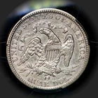 1876-CC  SEATED LIBERTY SILVER QUARTER◾PCGS CERTIFIED XF (Det)◾GORGEOUS COIN