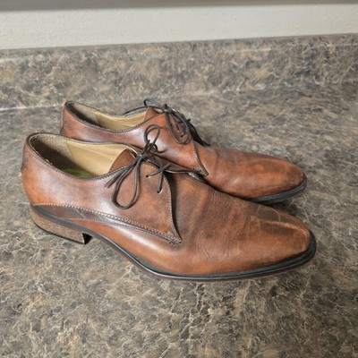 Oliver Sweeney Brown Leather Derby Shoes Mens Size 9 | eBay display picture 3