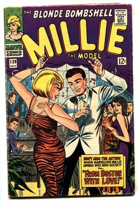 Millie The Model #139--1966--Marvel--fashion--paper dolls--comic book