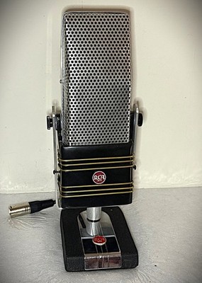 RCA 44 licensed Toshiba 'A' type マイク 黒 Super-Sized RCA 44 Working Replica Ribbon Microphone, one-of-a