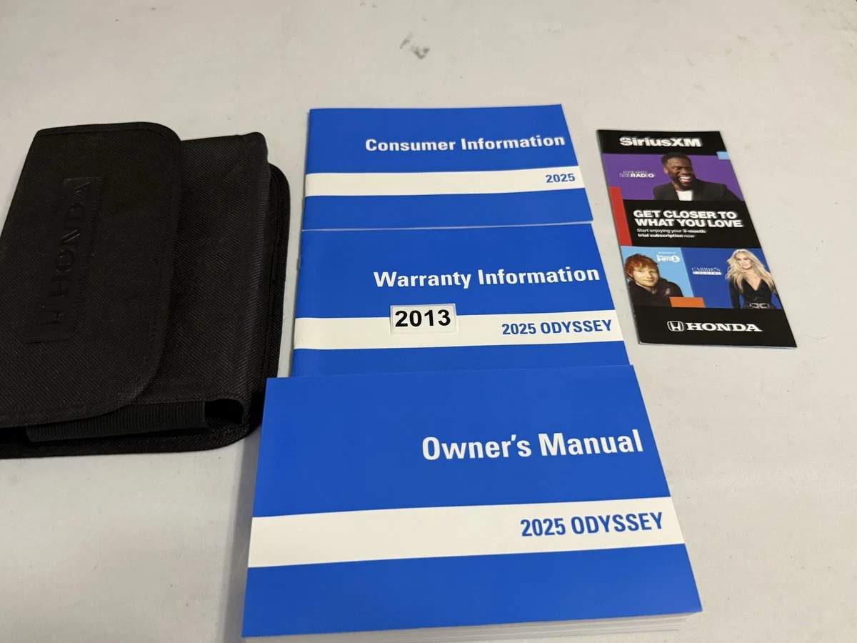 所有者及操作员手册本田奥德赛| eBay