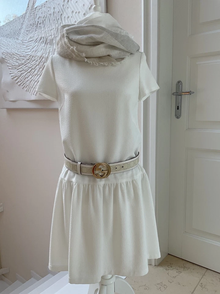 French Connection Kleid, Etuikleid, Farbe: creme- weiß, Größe: D38 / M - Bild 4 von 4