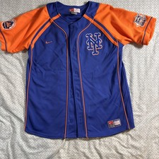 NIKE NEW YORK METS KIDS ALTERNATE JERSEY SIZE LARGE Wright 5 Preowned