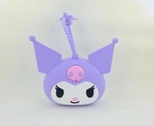 NWT Officially Licensed Sanrio Kuromi Silicone Coin Purse Storage Bag NEW