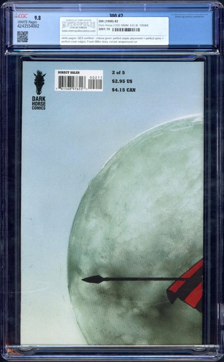 Dark Horse - 300 (1998) #2 - Grade 9.8 - Comic Book | eBay