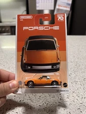 Matchbox 2022- 1971 Porsche 914- Porsche Edition- 70 Years- Orange- Long Card