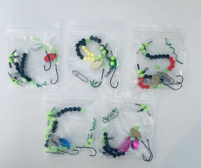 5 x 2 Haken Stinger Fire Tail Meeresangeln Rigs Neu für 2025 Barsch Liebe diese.