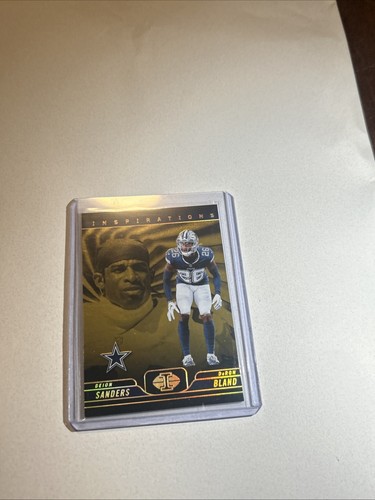 2024 Panini Illusions Inspirations Deion Sanders / Daron Bland #10/10 Cowboys - Picture 2 of 4