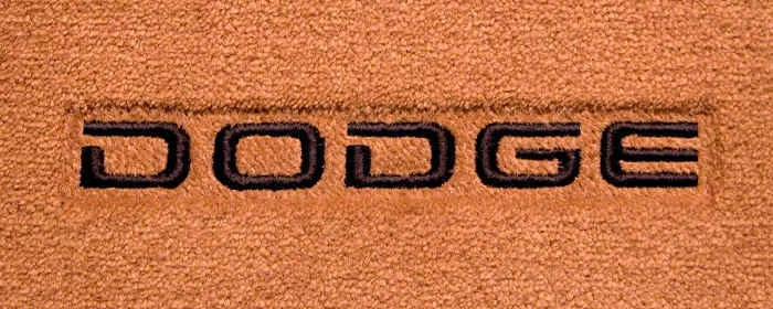 Lloyd Mats Velourtex Dodge Custom Embroidered Dodge Word Front Floor Mats Foto 4 de 4