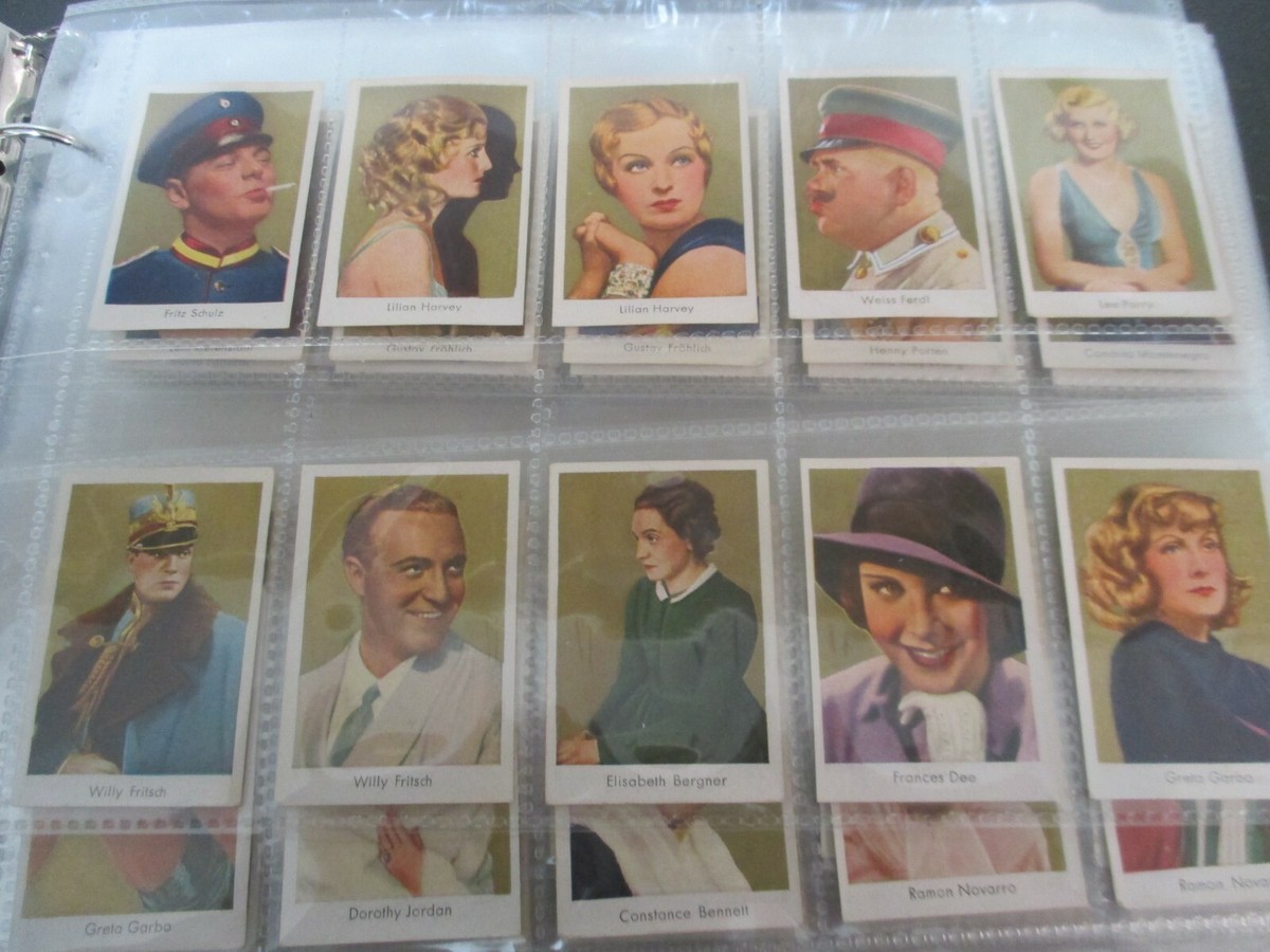 1934 Constantin Goldfilm Series 1 Tobacco Card Set - German