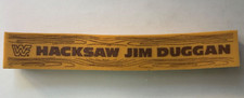 1988 WWF World Wrestling Federation Hacksaw Jim Duggan Foam Finger 2x4 WWE