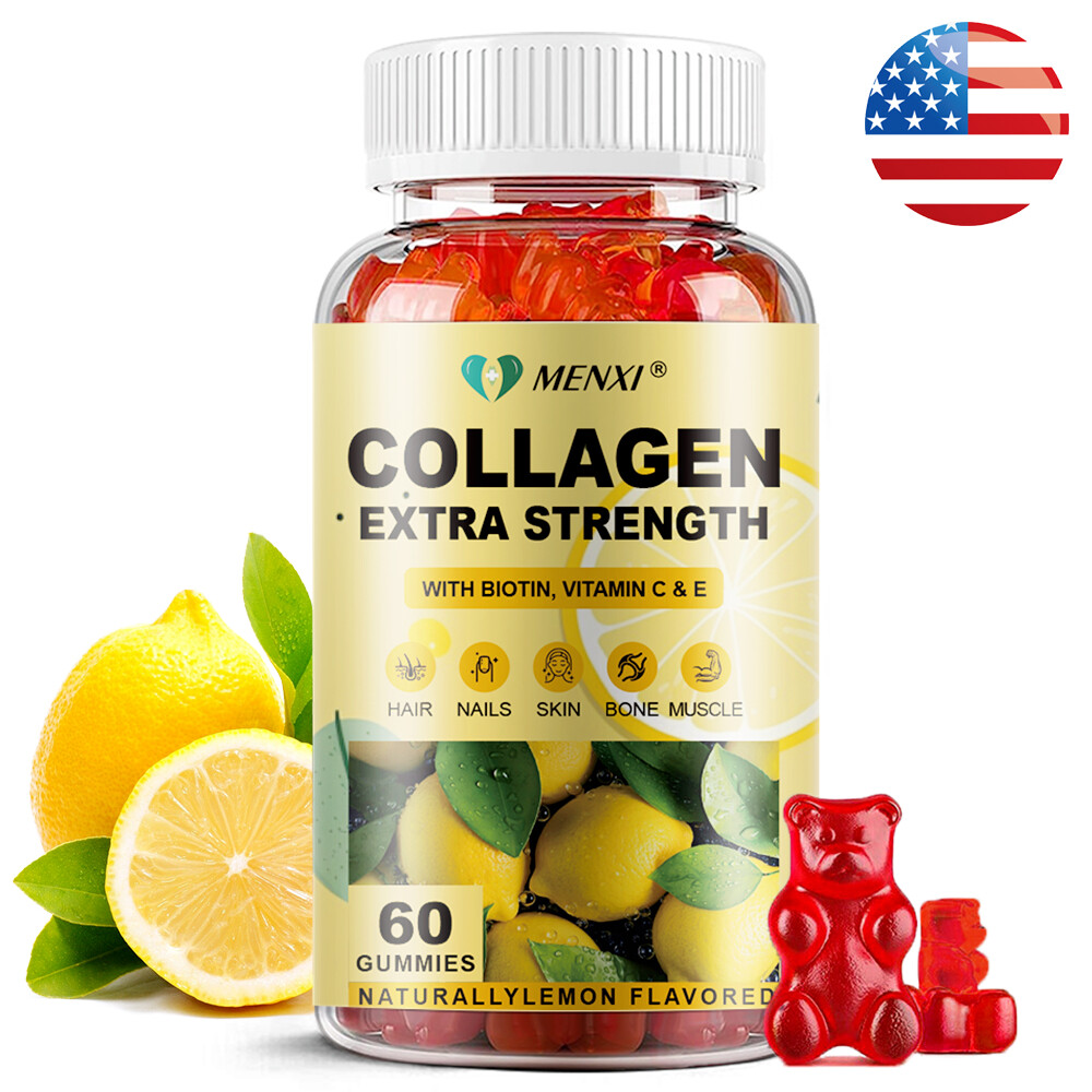 Collagen Gummies for Hair Growth & Skin Hydration - Beauty Supplements 60PCS
