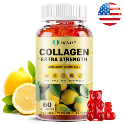 Marine Collagen Gummies - Skin Elasticity & Joint Support - Vitamin C Enriched
