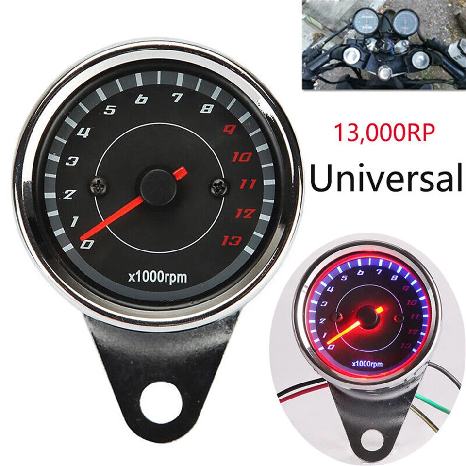 Motorcycle Tachometer For Kawasaki Vulcan VN 500 750 800 900 1500 1600 1700 2000 Foto 3 de 4