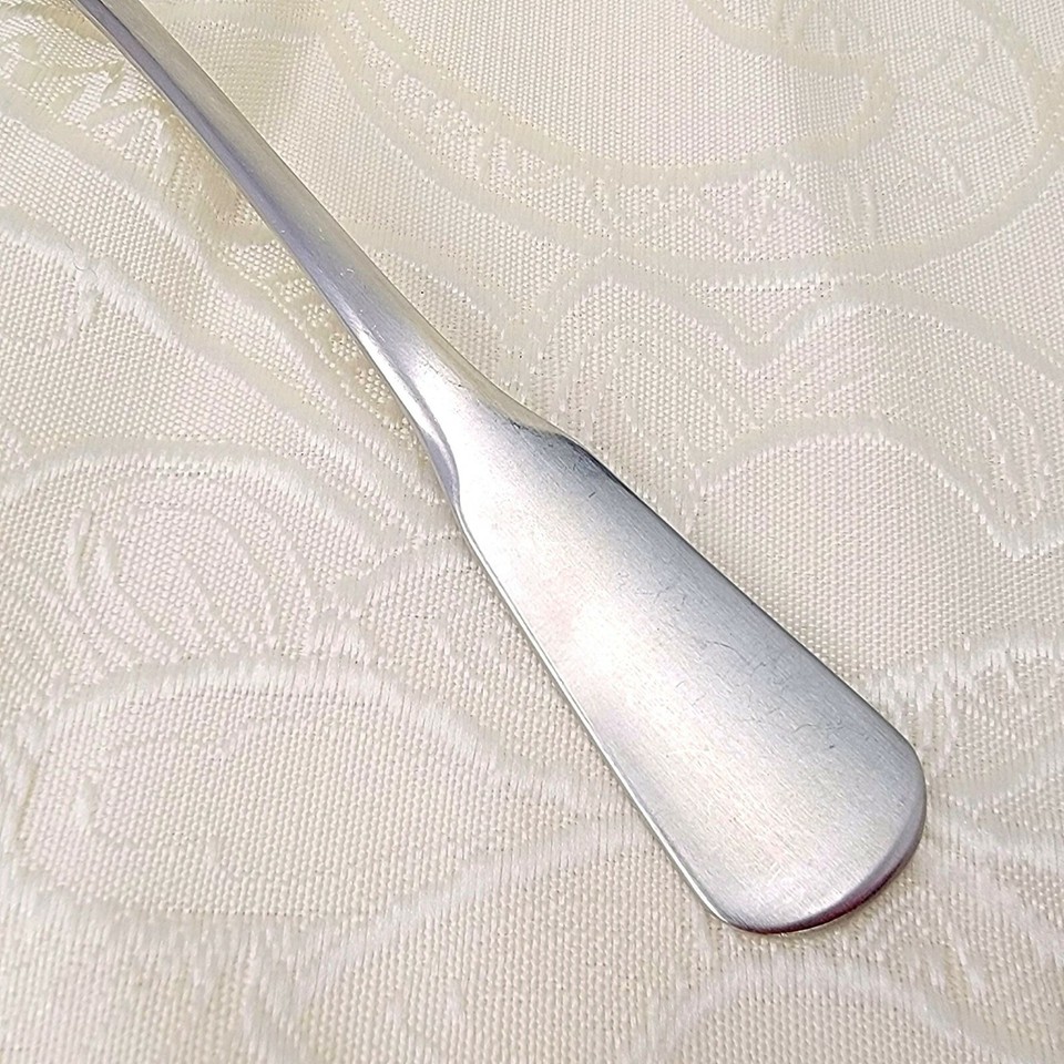 5 Oneida Colonial Boston Dinner Forks SSS Stainless Burnished Fiddle