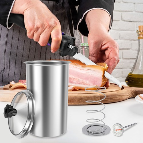 Ham Maker Stainless Steel Meat Press Cooker with Thermometer Heat qiavs - Picture 9 of 11