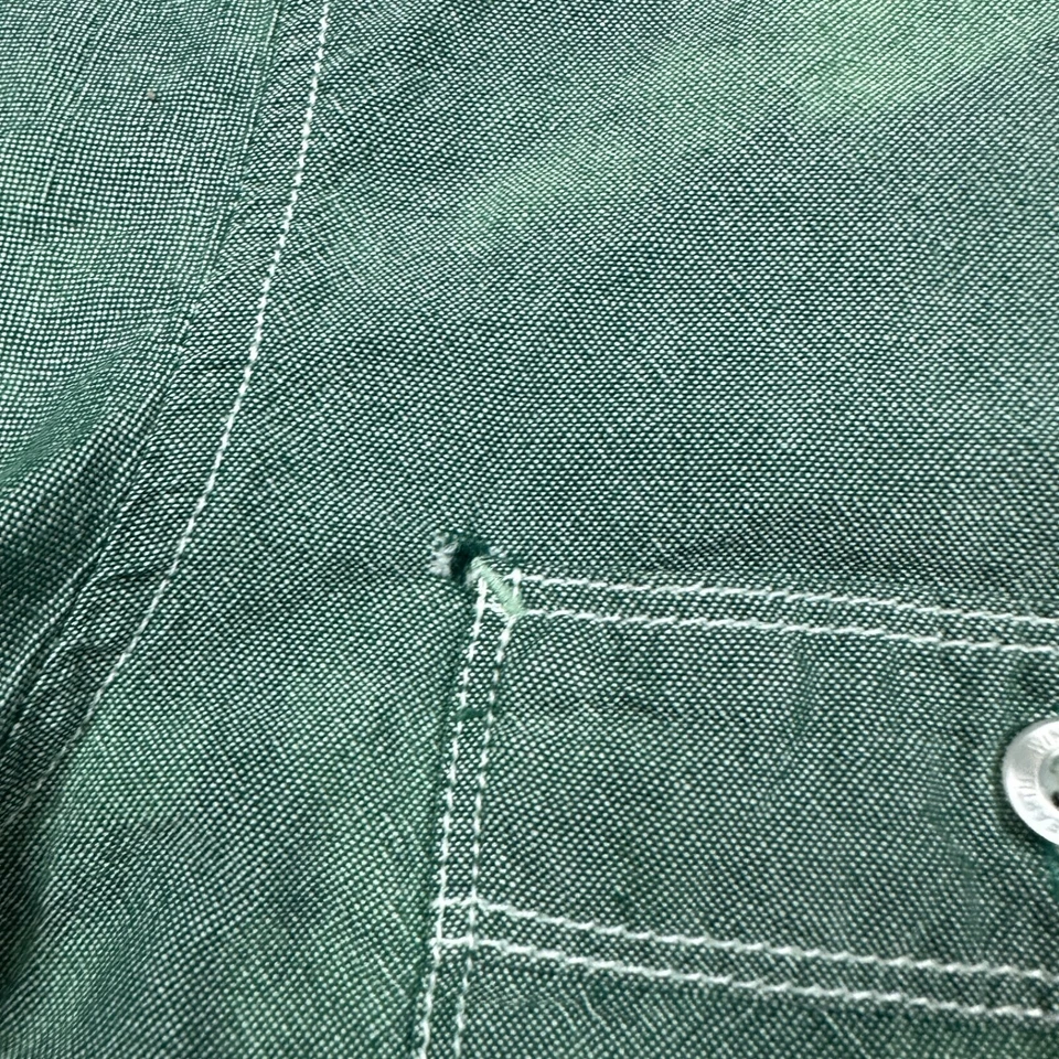 Camisa Element Para Hombre Talla S Verde Manga Corta Con Botones Monopatín Adultos Foto 2 de 4