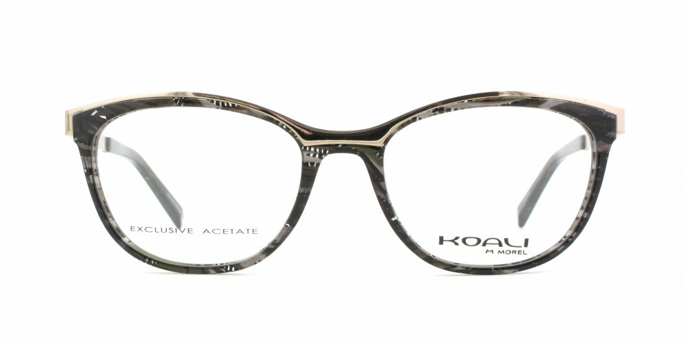 Пластиковая оправа для очков Koali Morel 20009K Black Gold ND05 53-18-135 Франция RX 22590₽