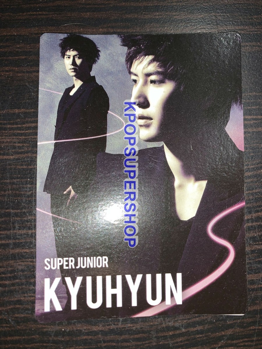 Super Junior Kyuhyun Photocard Star Collection Cards Magnet