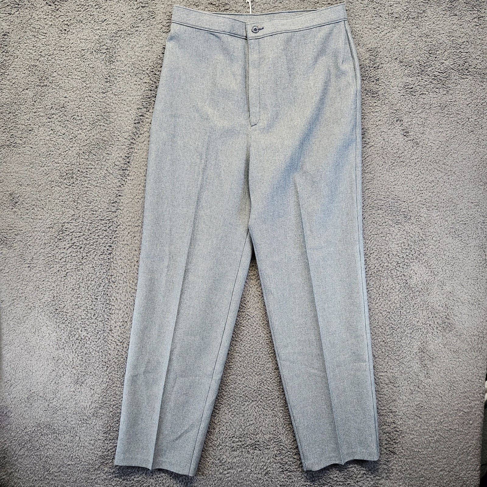 Levis Bend Over Pants Men Size 32 Gray Dress Pants Straight Leg Flat Front