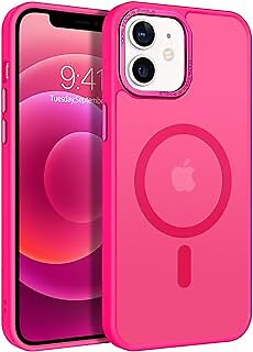 Magnetic for iPhone 12 Case/iPhone 12 Pro Case [Compatible with Magsafe] Translu