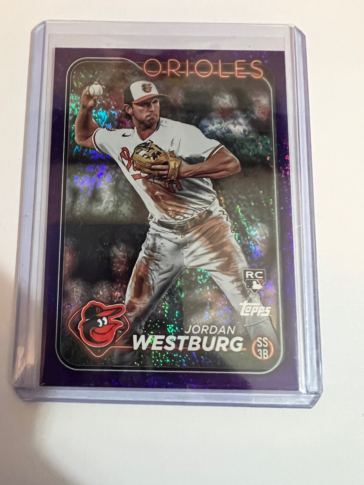 2024 Topps Series 1 - Purple Holofoil #66 Jordan Westburg /799 (RC)