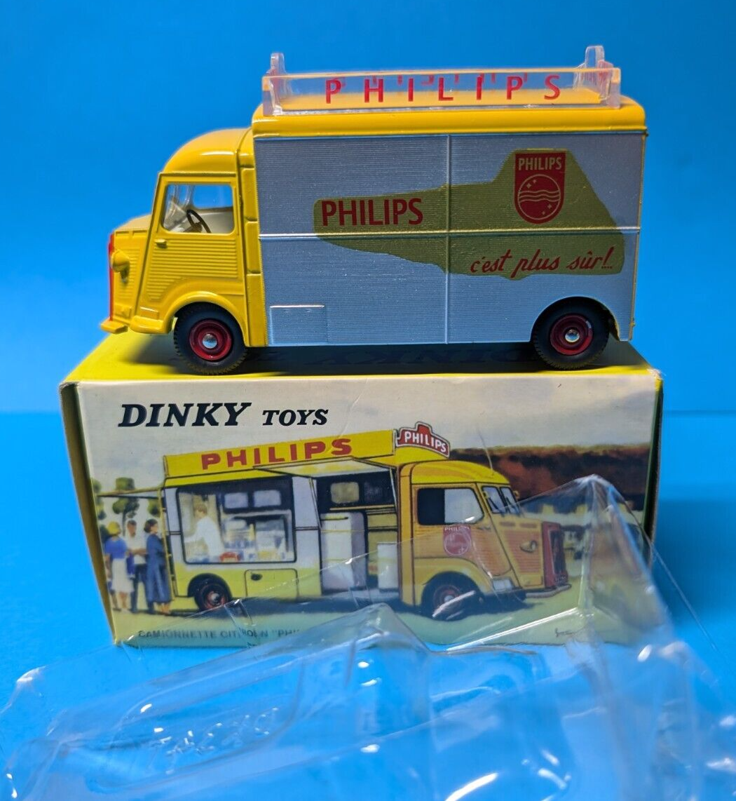 587 CAMIONETTE CITROEN PHILIPS TRUCK Dinky Atlas Diecast