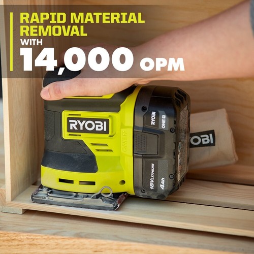 RYOBI CANADA 18V Li-Ion Cordless 1/4-inch Sheet Sander (Bare Tool) - Picture 5 of 17