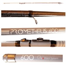 Canna Prometeus 5Mt Bolognese in Carbonio Intrecciato da Pesca Mare Lago Fiume