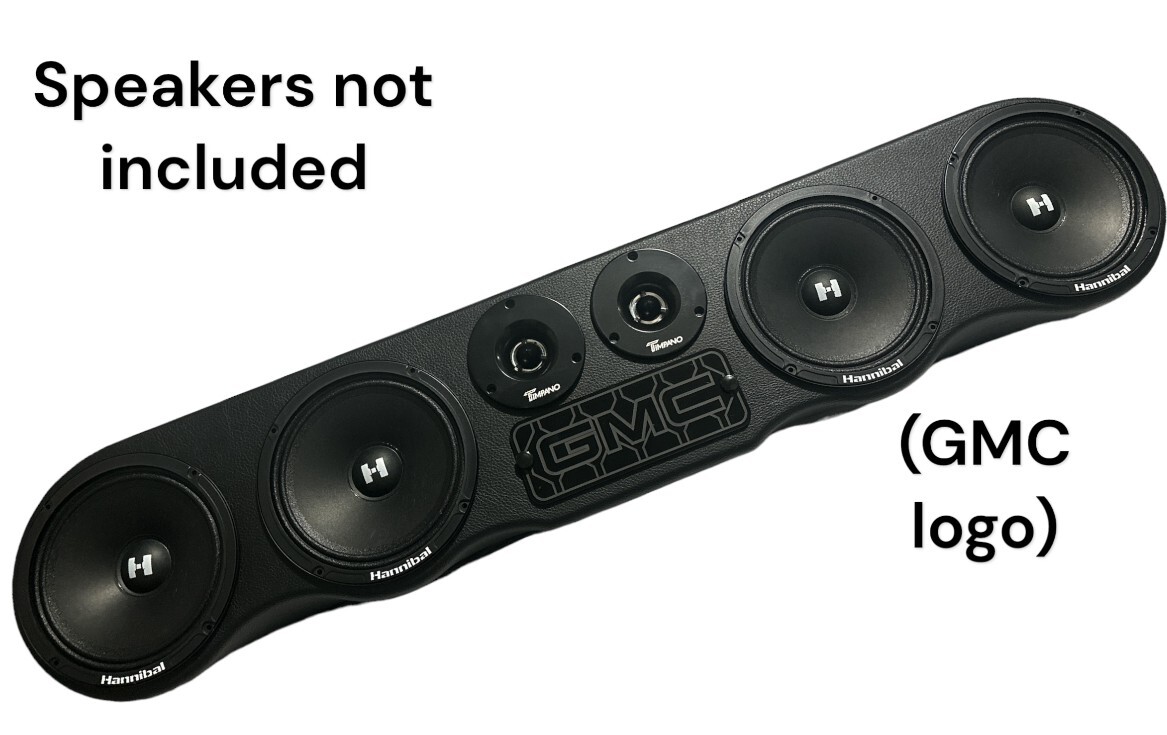 Universal Speaker Panel 4x6.5 - 2 X Tweeters Pod ( Wood And Fabric