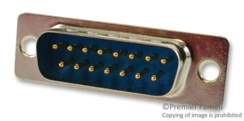 6 Connecteurs DB15 Mâles D-SUB 15 Broches - Prise à Souder Pour Câbles VGA, Série, Jeux Vidéo Rétro