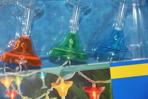 Colorful Margarita Glass Party Indoor/Outdoor String Lights Battery Operated - Picture 4 of 7