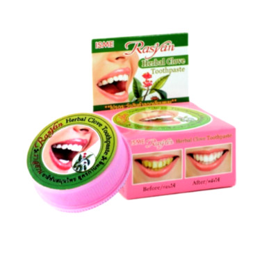 6 X 25g ISME Rasyan Herbal Clove Toothpaste Teeth Fresh Bright Antibacterial