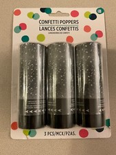 Confetti Party Poppers Party Celebration 3-pack