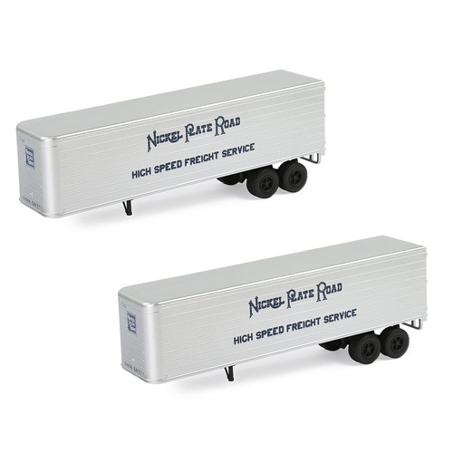 2 Units Evemodel Trailers HO Scale 1:87 Model Trailer for Railway Tractor C8765 - Picture 16 of 16
